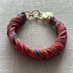 Kendra Scott - Maise Bracelet in Pink/Gold M/L EUC